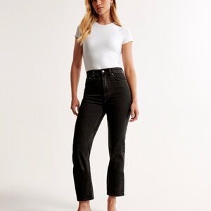 Abercrombie bestseller ultra high rise The Ankle Straight size 14/32